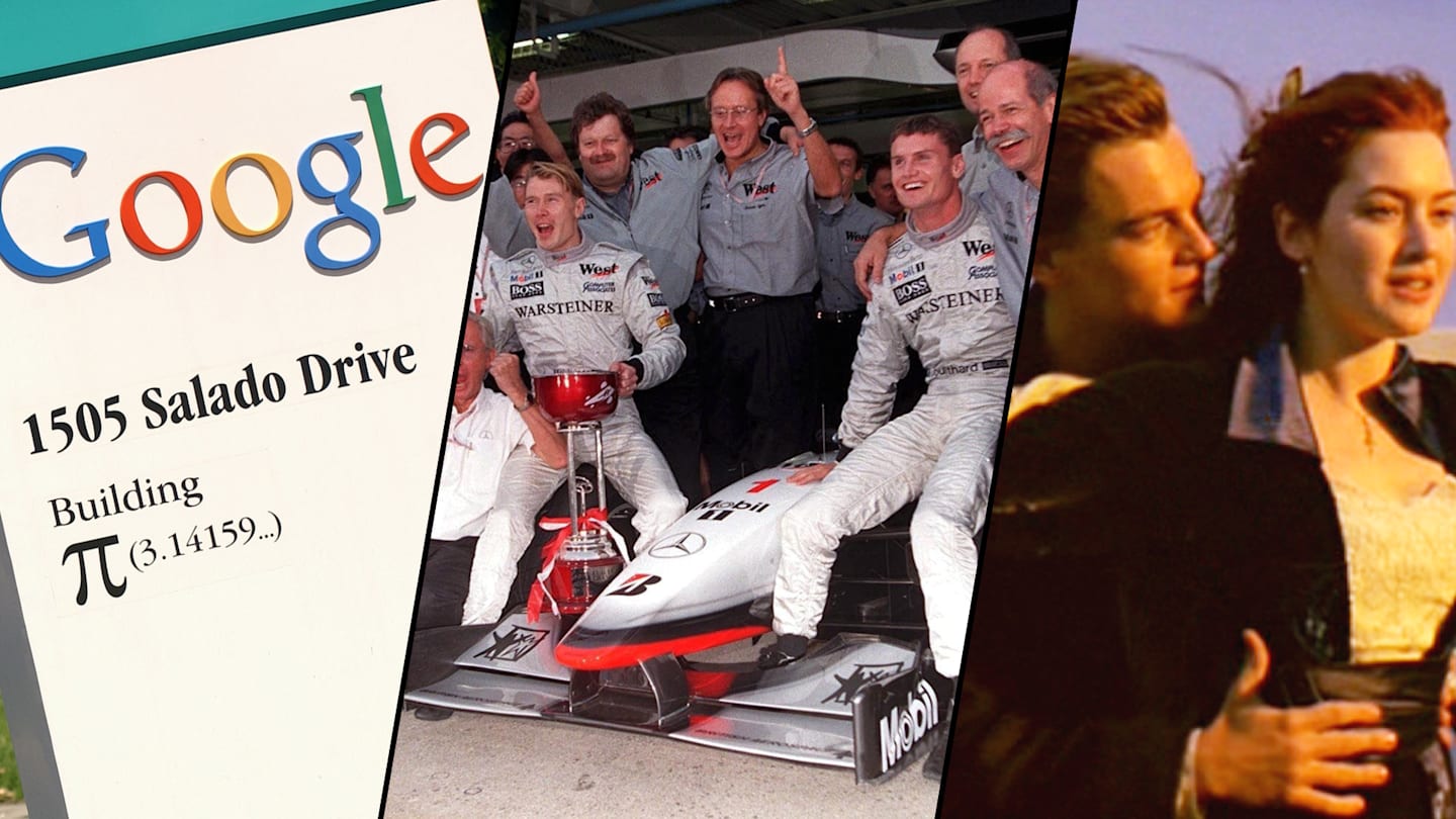 Google is founded and Titanic cleans up at the Oscars What was happening in the world when McLaren last won the constructors title Formula 1